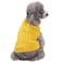 CHBORCHICEN Small Dog Sweaters Knitted Pet Cat Warm Dog Sweatshirt Winter Clothes Kitten Puppy Sweater MediumYellow