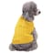 CHBORCHICEN Small Dog Sweaters Knitted Pet Cat Warm Dog Sweatshirt Winter Clothes Kitten Puppy Sweater MediumYellow