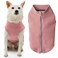 Gooby Zip Up Microfiber Fleece Dog Sweater Pink XSmall Warm Double Layered Soft Microfiber Fleece Stepin Dog Jacket for Small to Medium Dogs