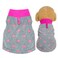 Rbenxia Grey Dog Heart Sweater with Leash Ring Soft Fleece Vest Pullover Warm Jacket Pet Clothes Winter Outfits for Small Puppy Cat Pets Medium