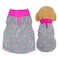 Rbenxia Grey Dog Heart Sweater with Leash Ring Soft Fleece Vest Pullover Warm Jacket Pet Clothes Winter Outfits for Small Puppy Cat Pets Medium