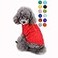 Bwealthest Dog Sweater Warm Elastic with Turtleneck Design Red XSmall Acrylic Blend Machine Washable Christmas Solid NBA Unisex Small Dog Puppy Sweater