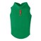 Gooby Fleece Vest Small Dog Pullover Fleece Jacket with Leash Ring Green XSmall