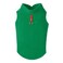 Gooby Fleece Vest Small Dog Pullover Fleece Jacket with Leash Ring Green XSmall