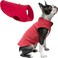Gooby Fleece Vest Small Dog Pullover Fleece Jacket with Leash Ring Red XSmall