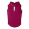 Gooby Fleece Vest Dog Sweater Fuchsia XSmall Warm Pullover Fleece Dog Jacket with ORing Leash for Small to Medium Dogs