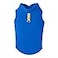 Gooby Fleece Vest Dog Sweater Deep Blue Large Warm Pullover Fleece Dog Jacket with ORing Leash for Small to Medium Dogs