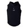Gooby Fleece Vest Small Dog Pullover Fleece Jacket with Leash Ring Black Small