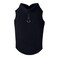 Gooby Fleece Vest Small Dog Pullover Fleece Jacket with Leash Ring Black Small