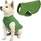 Gooby Stretch Fleece Vest Pullover Fleece Vest Jacket Sweater for Dogs Grass Green XSmall