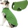 Gooby Stretch Fleece Vest Pullover Fleece Vest Jacket Sweater for Dogs Grass Green 3XLarge