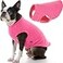 Gooby Stretch Fleece Vest Pullover Fleece Vest Jacket Sweater for Dogs Pink XLarge