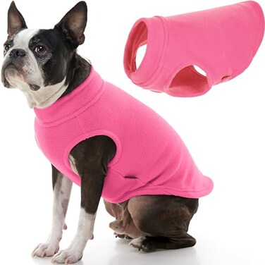 Gooby Stretch Fleece Vest Pullover Fleece Vest Jacket Sweater for Dogs Pink XLarge