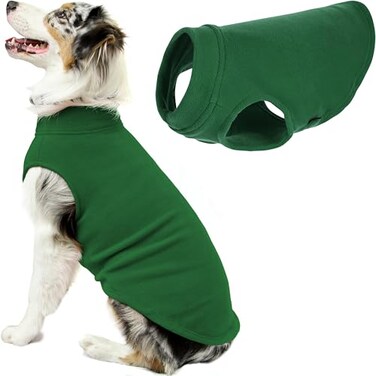 Gooby Stretch Fleece Vest Dog Sweater Forest Green 6XLarge Warm Pullover Super Stretchy Fleece Dog Jacket for Small to Large Dogs
