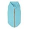 Gooby Turquoise XLarge Fleece Dog Sweater Warm Winter Jacket with Dual D Ring Leash Machine Washable Pet Apparel