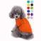 Bwealthest Dog Sweater Warm Soft Acrylic Blend Orange Large Turtleneck Solid Casual Adult Machine Washable Stretchable Winter Pet Apparel Sweater Dog Cat