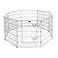 Pet Trex 24 Exercise Playpen for Dogs Eight 24 x 30 High Panels with Gate