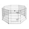 Pet Trex 24 Exercise Playpen for Dogs Eight 24 x 30 High Panels with Gate