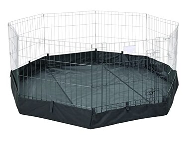MidWest Homes for Pets Octagon Exercise Pen Fabric Mesh Bottom