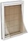 Ideal Pet Products Designer Series Plastic Pet Door with Telescoping Frame ExtraLarge 105 x 15 Flap Size