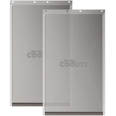 COOUTE 2 Pack Pet Door Replacement Flap with Magnetic Closure Compatible with PetSafe Freedom Dog and Cat Door PAC1111038 Medium 8 14 w x 12 34 h with 10PCS Screws