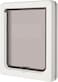 Dog Mate Lockable Medium Dog Door 215 Flap for Medium Dogs and Large Cats for UPVC Wall and Wood Securely Designed for Your Pets White