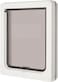 Dog Mate Lockable Medium Dog Door 215 Flap for Medium Dogs and Large Cats for UPVC Wall and Wood Securely Designed for Your Pets White