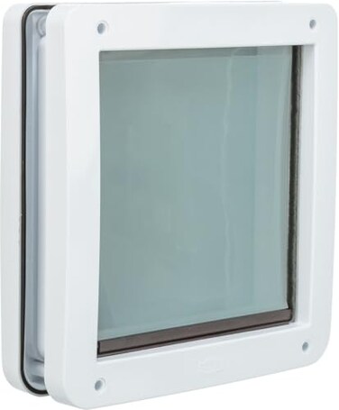 Trixie Pet Products 2Way Locking Dog Door Small to Medium Dogs White