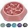 UPSKY Slow Feeder Dog Puzzle Bowl Interactive Bloat Stop NonSlide Lick Treat Bowl for Small Medium Dogs Pink