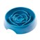 Messy Mutts Interactive Slow Feeder Puzzle Slow Feeder Dog or Cat Bowl Enrichment Food Dish for Eating Prevent Bloating 98 x 22 3 Cup Blue