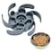 XIAOZHIHUI Slow Feeder Dog Bowls InsertThird Generation upgradedSuper Firm Eating BowlCuttable for Large Breed and Medium Small Size Compatible with Regular Elevated Metal Glass Dog Bowl Gray