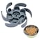 XIAOZHIHUI Slow Feeder Dog Bowls InsertThird Generation upgradedSuper Firm Eating BowlCuttable for Large Breed and Medium Small Size Compatible with Regular Elevated Metal Glass Dog Bowl Gray