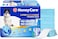 HONEY CARE AllAbsorb XLarge 28 x 34 40 Count Dog and Puppy Training Pads Ultra Absorbent and Odor Eliminating LeakProof 5Layer Potty Training Pads with QuickDry Surface Blue