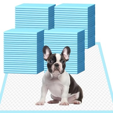 HEPPYPLUS Dog Pee Pads 22x23 Disposable Puppy Pee Pads Pee Pads for Dogs Pet Training Pads Super Absorbent LeakProof Pee Pads 90 Count