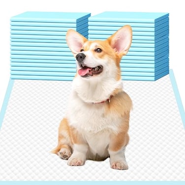 UUMEE Dog Pee Pads 22x23 Pee Pads for Dogs Disposable Puppy Pads Pet Training Pads Super Absorbent LeakProof Quick Drying Pee Pads 30 Count