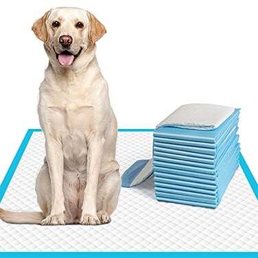 IMMCUTE Dog Pee Pads Extra Large 28x34 XLarge Training Puppy Pee Pads Super Absorbent LeakProof XL Disposable Pet Piddle Pad and Potty Pads for Dogs Puppies Doggie 18 Count