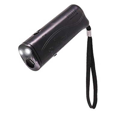 OYEFLY Handheld Dog Trainer 3 in 1 with LED FlashlightBark Stopper Dog Trainer Devices Training ToolStop BarkingBlack