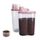 GreenJoy 2 Pack 2lb25L Pet Food Storage Container with Measuring Cup Can Covers and Bowl for Small Dog Cat WaterproofBPA Free