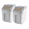Yi Ran 2Pack 15L4 Gallon Airtight Food Storage Containers with Locking Lids Leakproof Dry Dog Food Rice Grain Bin for Kitchen Pantry Organization 507oz