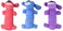 Multipet 3 Pack Mini Plush Loofa Dog Toy 6Inch