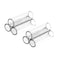 IAFVKAI 6Tube Glass Breeding Tube Shelter Aquarium Fish Tank Pipe Decor