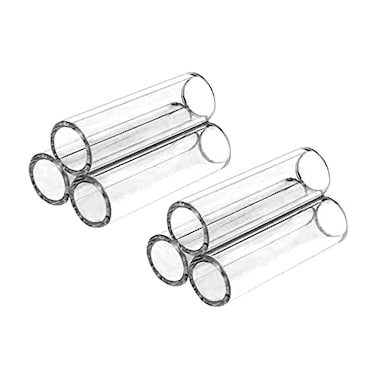 IAFVKAI 6Tube Glass Breeding Tube Shelter Aquarium Fish Tank Pipe Decor