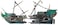 Penn-Plax PennPlax Shipwreck Aquarium Decoration Ornament with Moving Masts Lifeboat and Bubble Action