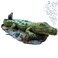 SLOCME Aquarium Alligator Air Bubbler Decorations Aerating Action Crocodile Ornament Oxygen Bubble Resin Crafts for Aquarium Fish Tank Decor