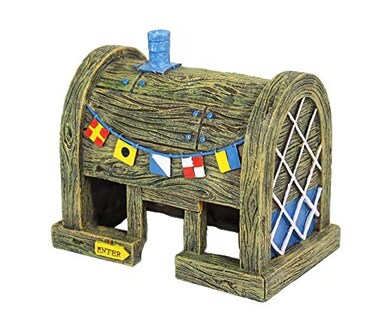 Penn-Plax PennPlax Spongebob Squarepants Officially Licensed Aquarium Ornament The Krusty Krab Large