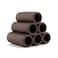 Norgail Handmade Brown Ceramic Shelters Shrimp Habitat Breeding Tube Hiding cave Hideaway Pipes Reduce Stress Encourage spawning Decorative Aquarium Accessories 1PCS