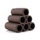 Norgail Handmade Brown Ceramic Shelters Shrimp Habitat Breeding Tube Hiding cave Hideaway Pipes Reduce Stress Encourage spawning Decorative Aquarium Accessories 1PCS