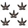 COMOK Fish Tank Decorations 5 Pcs Aquarium Mini StarfishShaped Shrimp Home Fish Tank Shelter Breeding Cave Brown