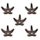 COMOK Fish Tank Decorations 5 Pcs Aquarium Mini StarfishShaped Shrimp Home Fish Tank Shelter Breeding Cave Brown