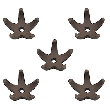 COMOK Fish Tank Decorations 5 Pcs Aquarium Mini StarfishShaped Shrimp Home Fish Tank Shelter Breeding Cave Brown
